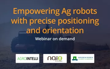 Septentrio webinar - Ag robotics