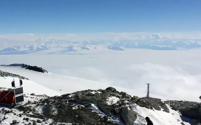 McMurdo station located in the Ross Dependency, Antarctica where Earthscope aka UNAVCO have installed a Septentrio PolaRx5 to monitor plate tectonic movement and movements in the Polar self-shelf. PolaRx5 can track all constellations and frequencies